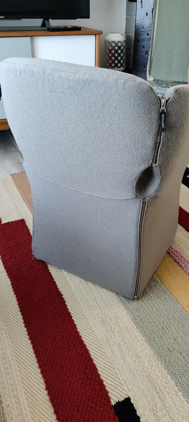 Poltrona Moroso Bloomy Grigia