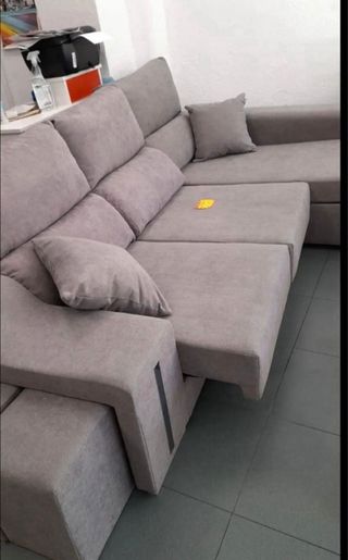 Sofá chaise longue 3 plazas