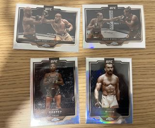 4 Tarjetas UFC Topps Chrome Sepia