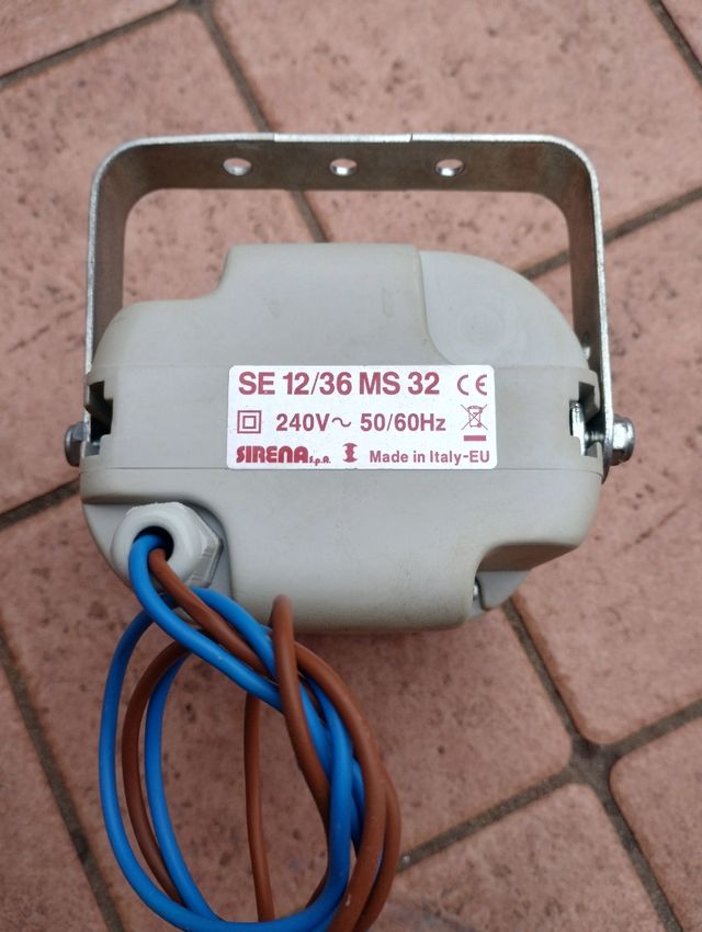 Sirena elettronica 220V - Allarme