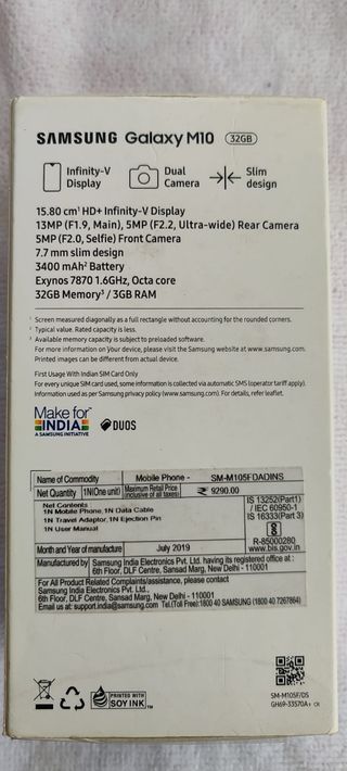 Samsung Galaxy M10