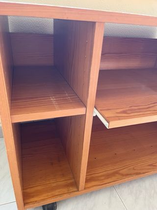 Mueble madera con ruedas - Auxiliar