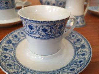 Juego completo de vajilla cafe en porcelana