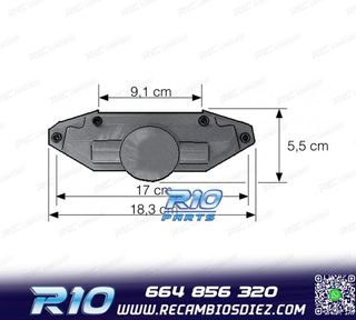 CUBRE PINZAS DE 2 PISTONES LOOK BREMBO