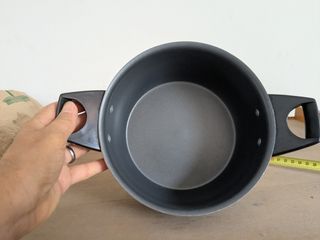 Pentola vintage blu