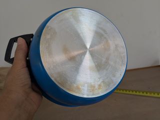 Pentola vintage blu