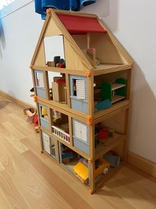 Casa madera juguetes niños