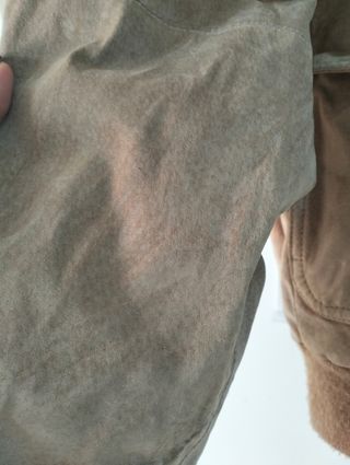 Giubbino scamosciato beige uomo