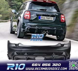 PARAGOLPES TRASERO MINI F56 F57 COUPE 14-20 LOOK NEW JCW