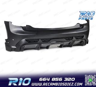 PARAGOLPES TRASERO MINI F56 F57 COUPE 14-20 LOOK NEW JCW