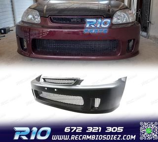 PARAGOLPES DELANTERO HONDA CIVIC 99-00 LOOK N1