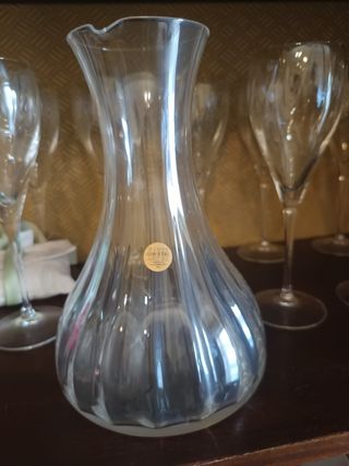 Caraffa cristallo vintage + 6 bicchieri