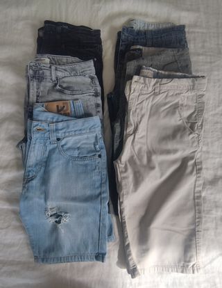 6 Shorts niño 14 años - Variados