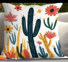 Fundas cojines multicolor - 4uds