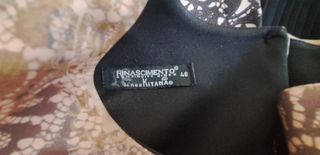 Vestido Rinascimento evasé estampado.