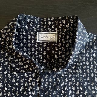 Camicia Gianni Versace Uomo XL fantasia Blu scuro 