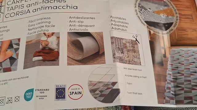 Alfombras/vinilo.Modelos/chulos Ancho 70cm 2/09/25