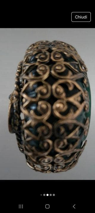 Bottiglia profumo malachite
