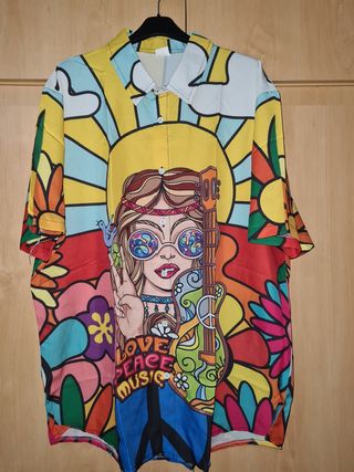 Camisa hawaiana XL Peace&Music