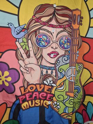 Camisa hawaiana XL Peace&Music