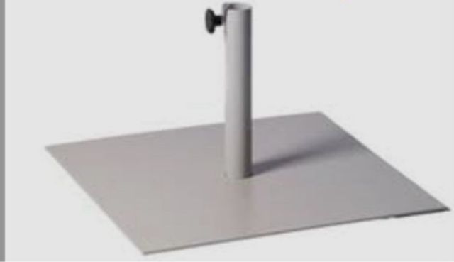 Base para sombrilla - metal gris