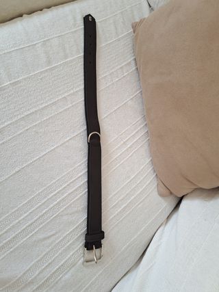 Collar Hunter piel marrón nuevo 