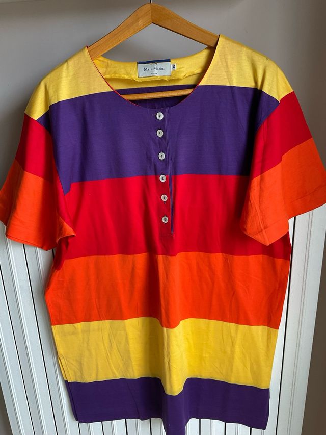 Mara Marini - Maglia righe multicolor Vintage 