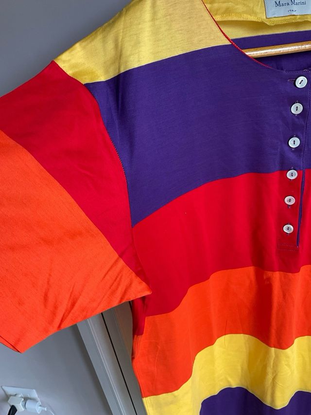 Mara Marini - Maglia righe multicolor Vintage 