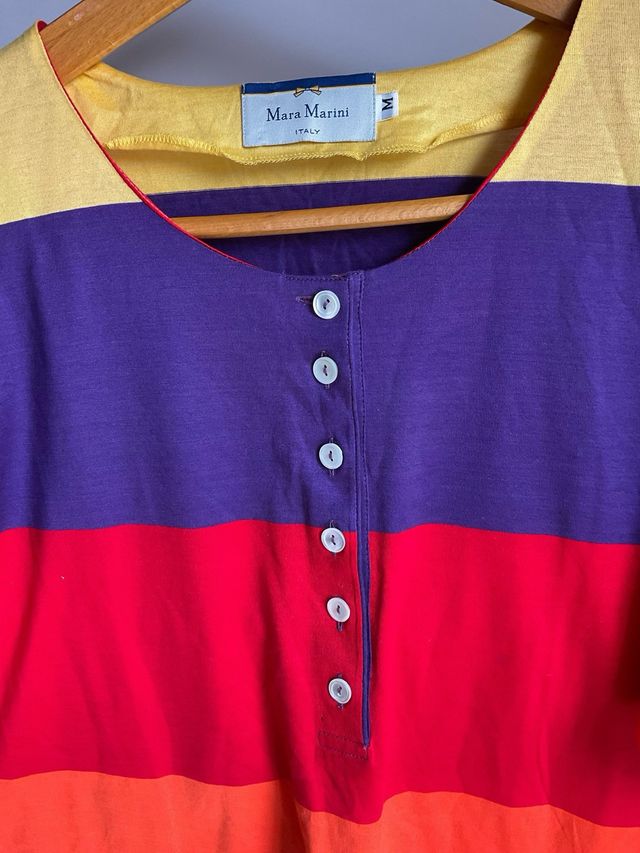 Mara Marini - Maglia righe multicolor Vintage 