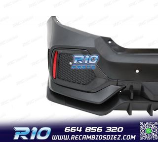 PARAGOLPES TRASERO HONDA CIVIC 16- LOOK TYPE R