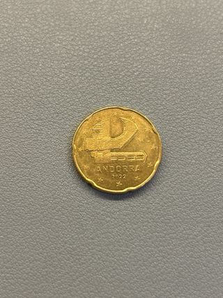 Moneda 20 céntimos Andorra 2019