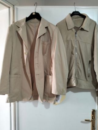 Giubbini beige uomo