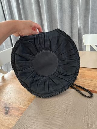 Bolso negro piel - elegante