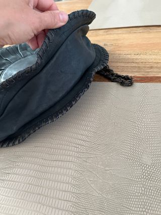 Bolso negro piel - elegante