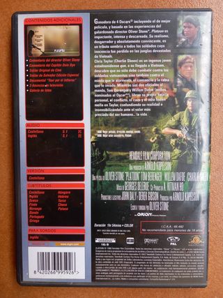 Película Platoon - DVD edición especial 