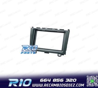 MARCO NEGRO RADIO 2-DIN PARA HONDA CR-V 07-11