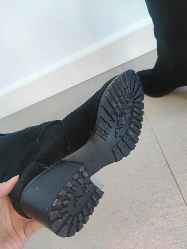 Botas Stradivarius negras ante 38