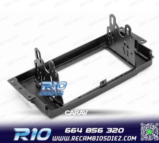 MARCO NEGRO RADIO 2-DIN PARA LAND ROVER FREELANDER DISCOVERY
