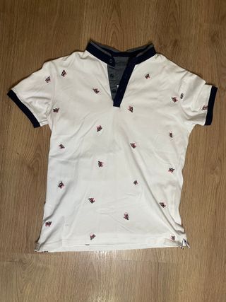 Polo MEN-STAR7 blanco (S)