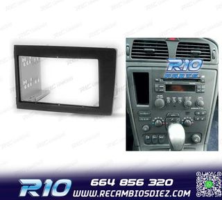 MARCO NEGRO RADIO 2-DIN PARA VOLVO S60 00-04 V70 XC70 01-04