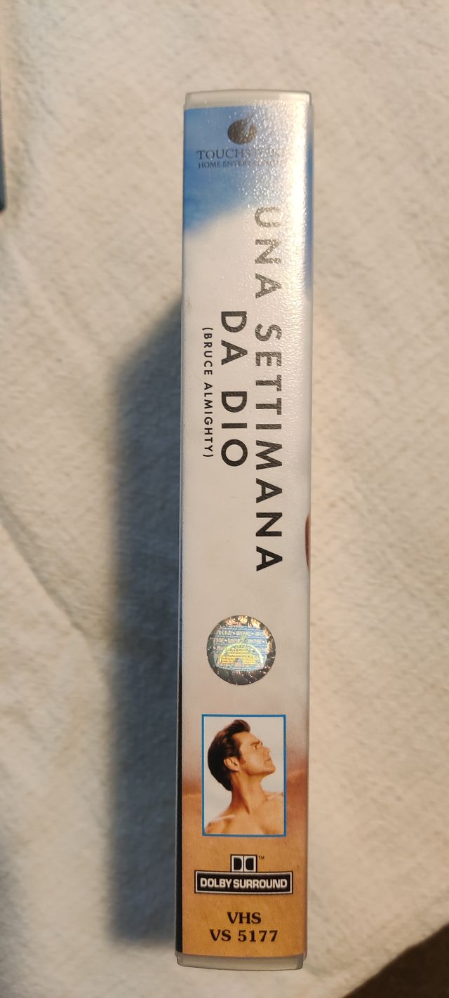 videocassetta VHS film "una settimana da dio"