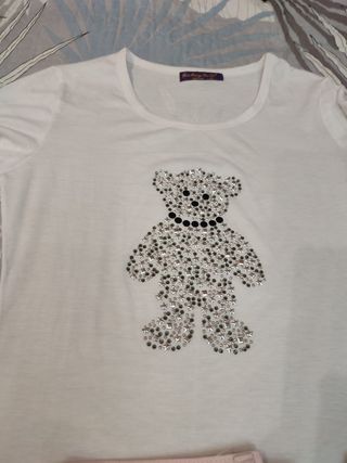 Pack camiseta y jeans rosa mujer - T-L