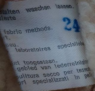 Valentino abrigo piel pelliza montone shearling XL