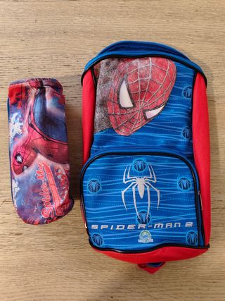 Zaino e astuccio Spiderman