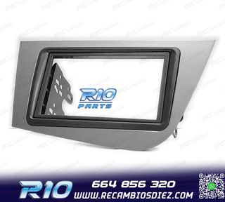 MARCO RADIO 2-DIN GRIS PARA SEAT LEON 05-12
