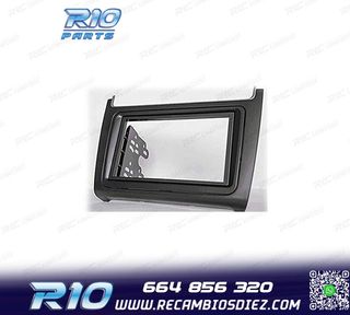 MARCO NEGRO RADIO 2-DIN PARA VOLKSWAGEN VW POLO 14+