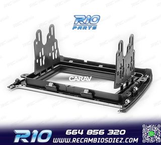 MARCO NEGRO RADIO 2-DIN PARA VOLKSWAGEN VW POLO 14+