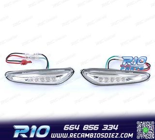 INTERMITENTES BMW E46 01-05 LATERALES LED CROMADO