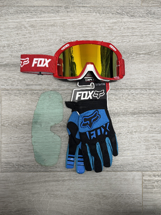 Pack FOX: Gafas + Guantes + Lente Extra 107