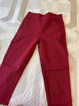 Pantalón Jeggins Rojo - Talla XXL (40) 